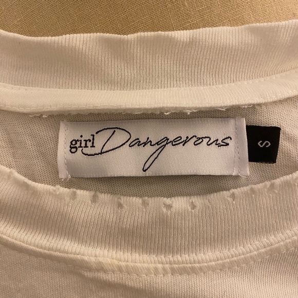 Free People Girl Dangerous Make Waves Boyfriend Tee - Picture 6 of 7